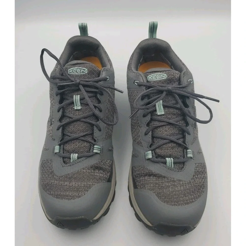 Keen Terradora II Womens Shoes Sz 9 Steel Gray Ocean Wave Waterproof